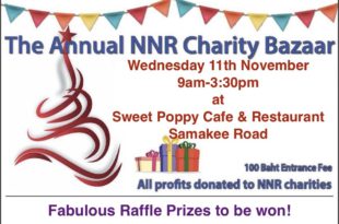 Annual NNR Bazaar at Sweet Poppy 11th November 2020